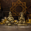 brass kuber lakshmi idol for mandir 
