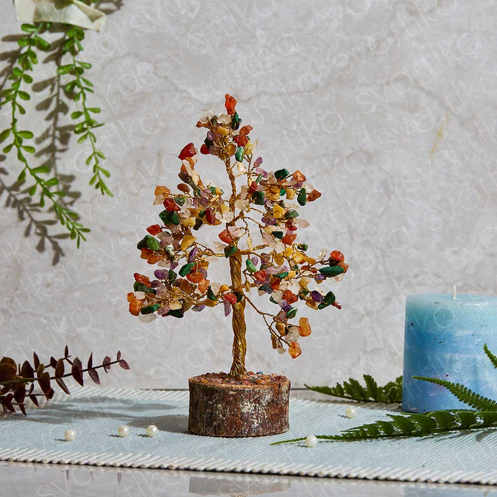 Feng Shui Seven Chakra Crystal Tree of Life