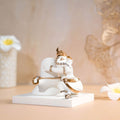 white ganesh murti