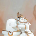 white marble ganesh murti