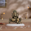 Brass Ganesh Murti Set 