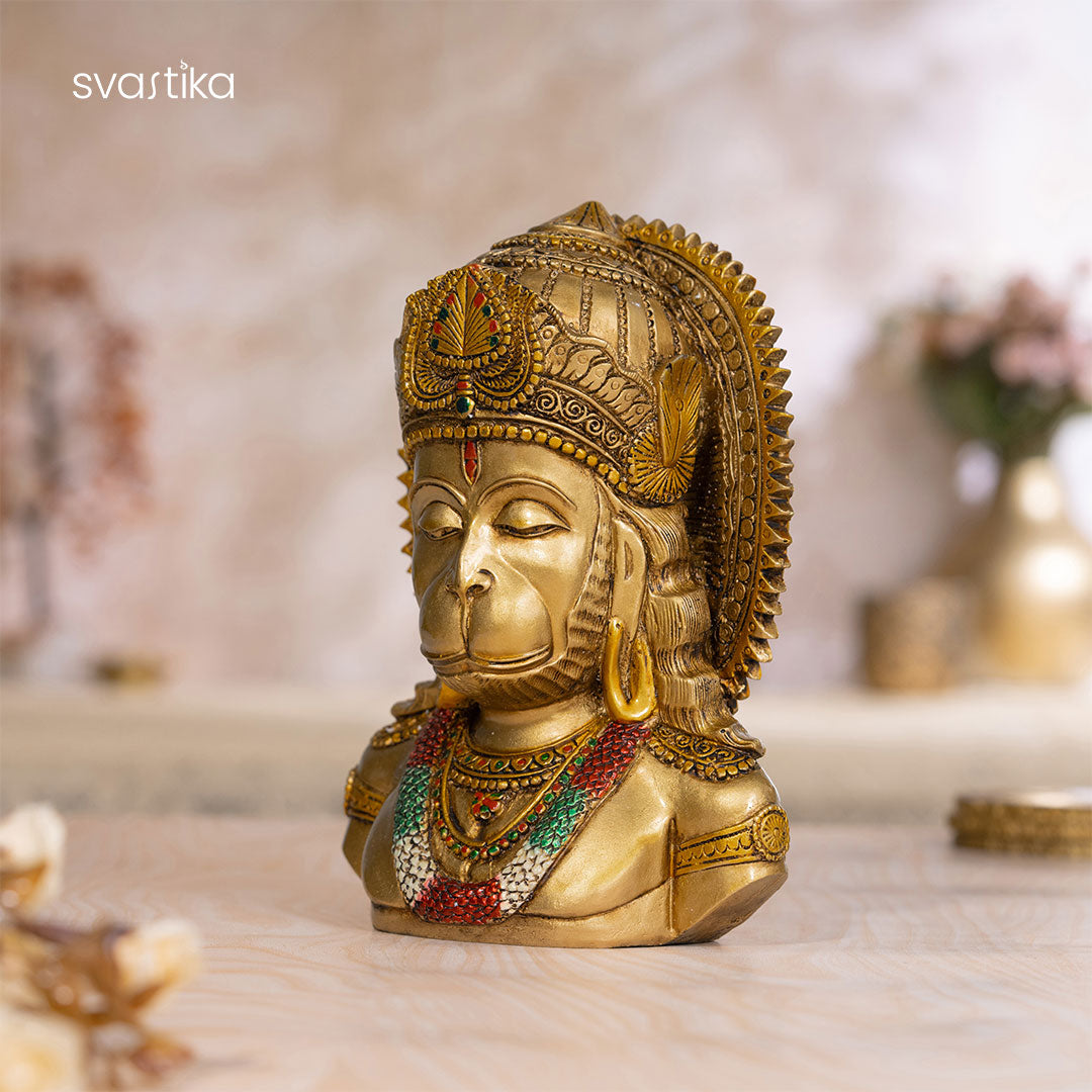 Meditating Lord Hanuman Idol 