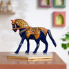 Meenakari Horse Statue 