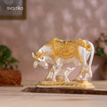 Kamdhenu Cow with Calf murti