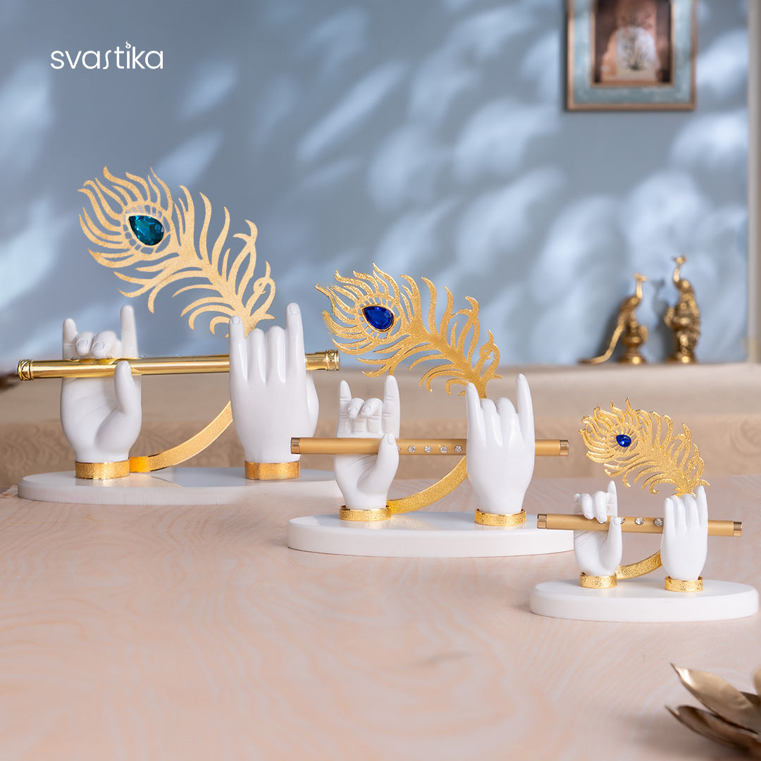 Lord Krishna's Divine Hands Idol 