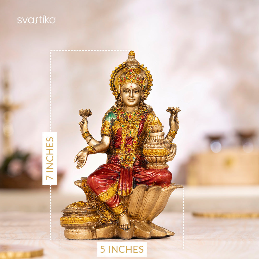 Goddess Lakshmi Antique Idol 