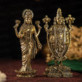 srinivasa with mata lakshmi brass idol for mandir 
