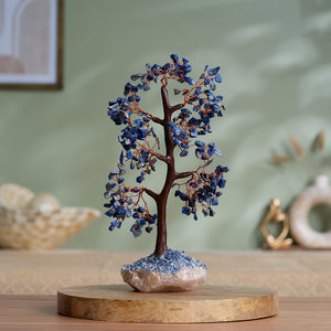Lapis Lazuli Crystal Tree - 300 Beads (12 Inch)