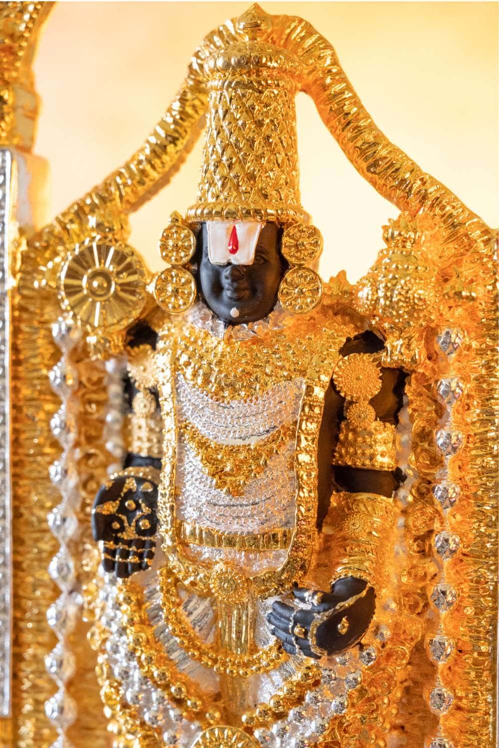 Lord tirupati balaji statue for puja 