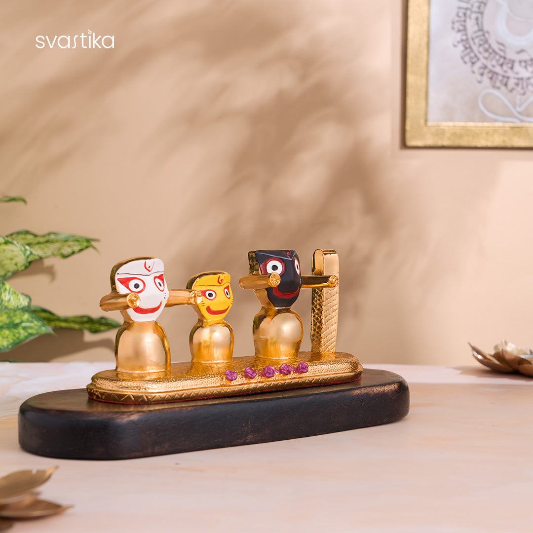 Lord Jagannath, Subhadra, Balabhadra Murti Set 