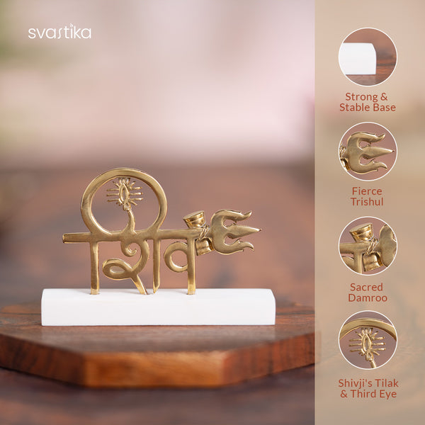 Lord Shiva Trishul & Damroo for Car Dashboard 