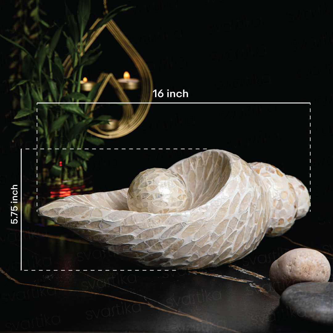 Shell Inspired Luxury Artistic Conch Shell for Home Decor