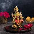 Maa-lakshmi-idol-for-home-decor-antique-finish