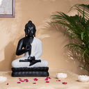Meditating Black Buddha Statue 17 Inch