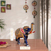 Decorative Blue Elephant Statue 