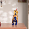 Decorative Blue Elephant Ambari idol