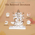 white marble ganesh murti​