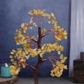 Natural Citrine Money Tree for Good Luck Wealth & Home Decor