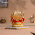 Panchmukhi Hanuman murti With Orange Enamel 