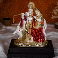 radha krishna idol with cow for home decor 
