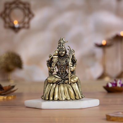 Brass Rajarajeshwari Idol (4 Inch)