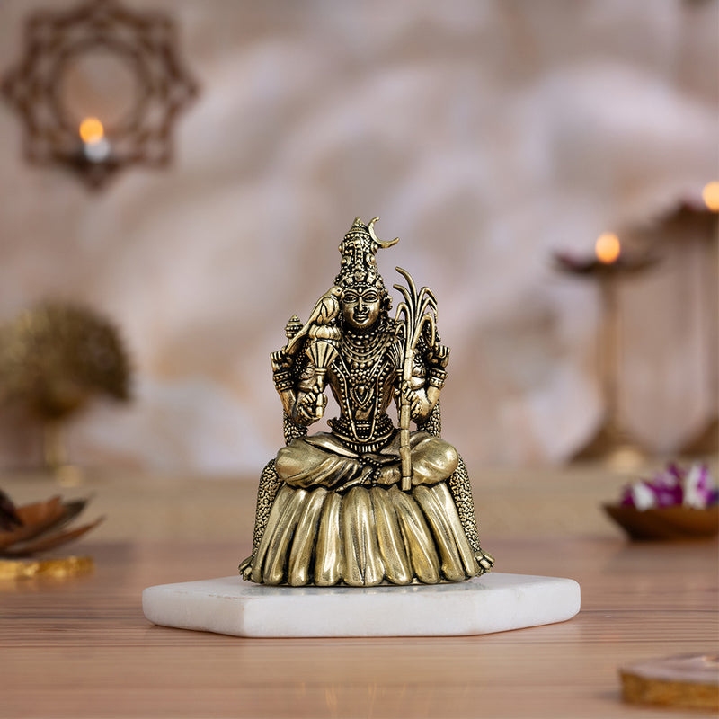 Brass Rajarajeshwari Idol (4 Inch)