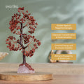 Red Jasper Crystal Tree for vastu