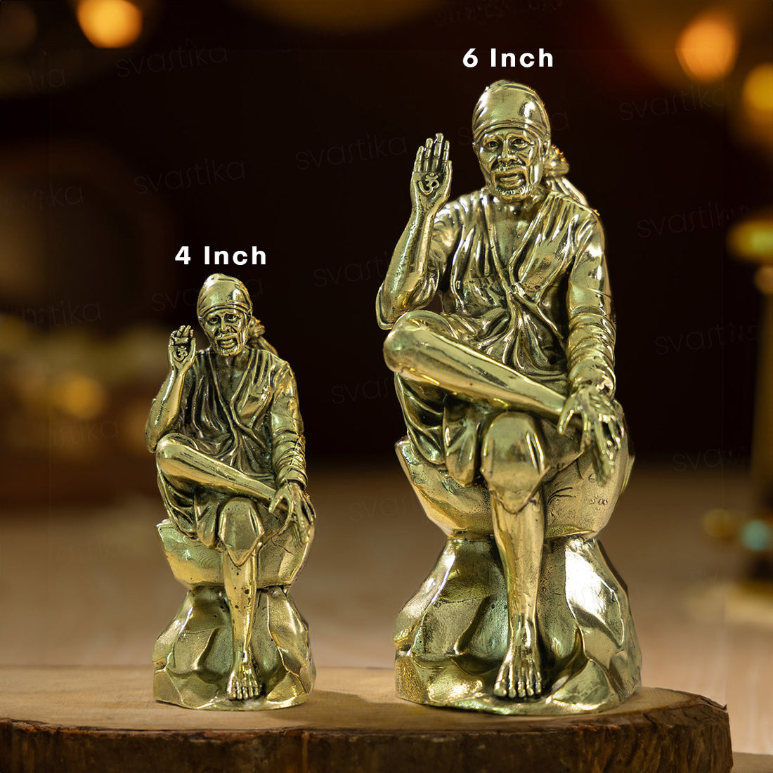 sai baba brass murti