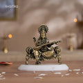 Brass Saraswati Murti Set 