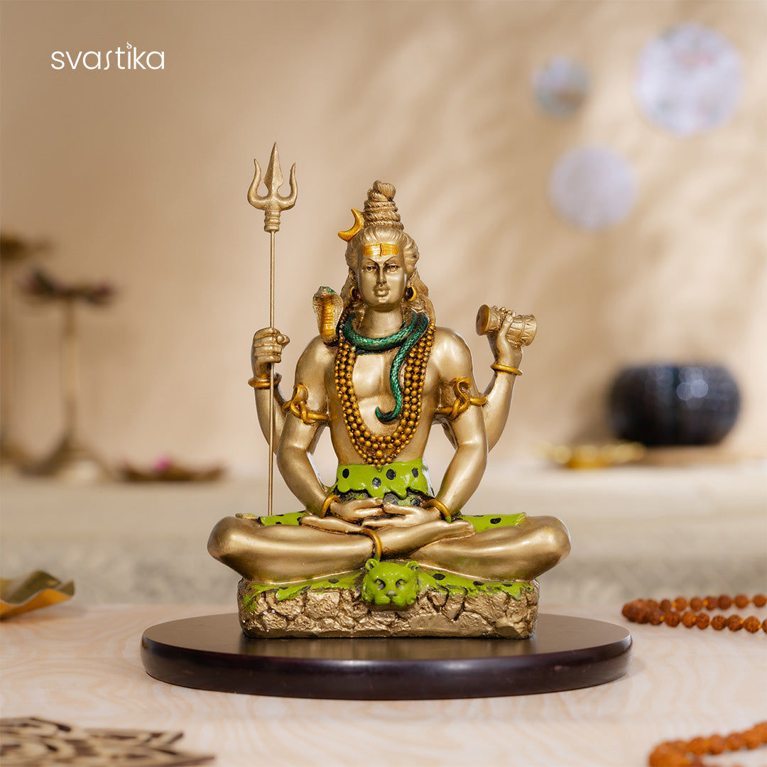 Lord Shiva Dhyana Mudra Antique Murti 