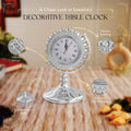 german silver clock