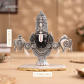 Tirupati Balaji Face Idol With Silver Plating (7 Inch)