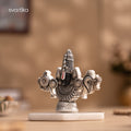 Balaji Face Idol - Silver Plated (4 Inch)