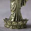 brass standing lakshmi idol