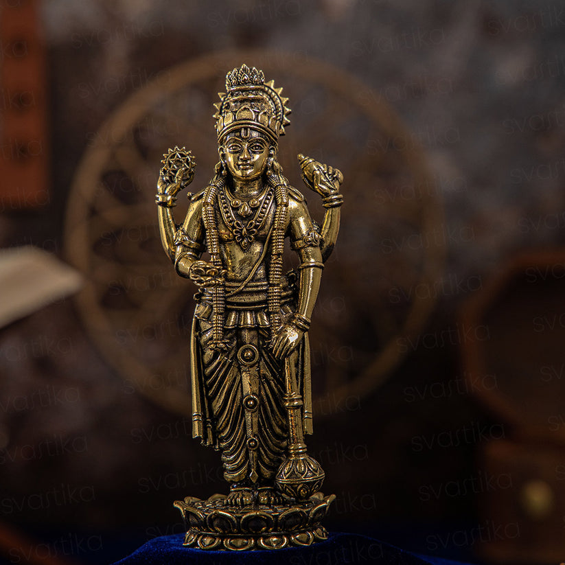 Puja N Pujari Lord Vishnu Murty Idol