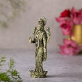 brass lakshmi standing idol