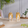 Elephant Pair Gold & Silver Plated 