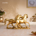 Vintage Running Horse Antique Statue 