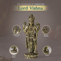 brass standing vishnu murti