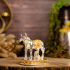 Kamdhenu with calf idol for home 