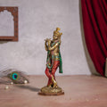 antique standing krishna statue