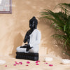 Black Meditating Buddha Statue 