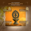 brass ganesh diya 