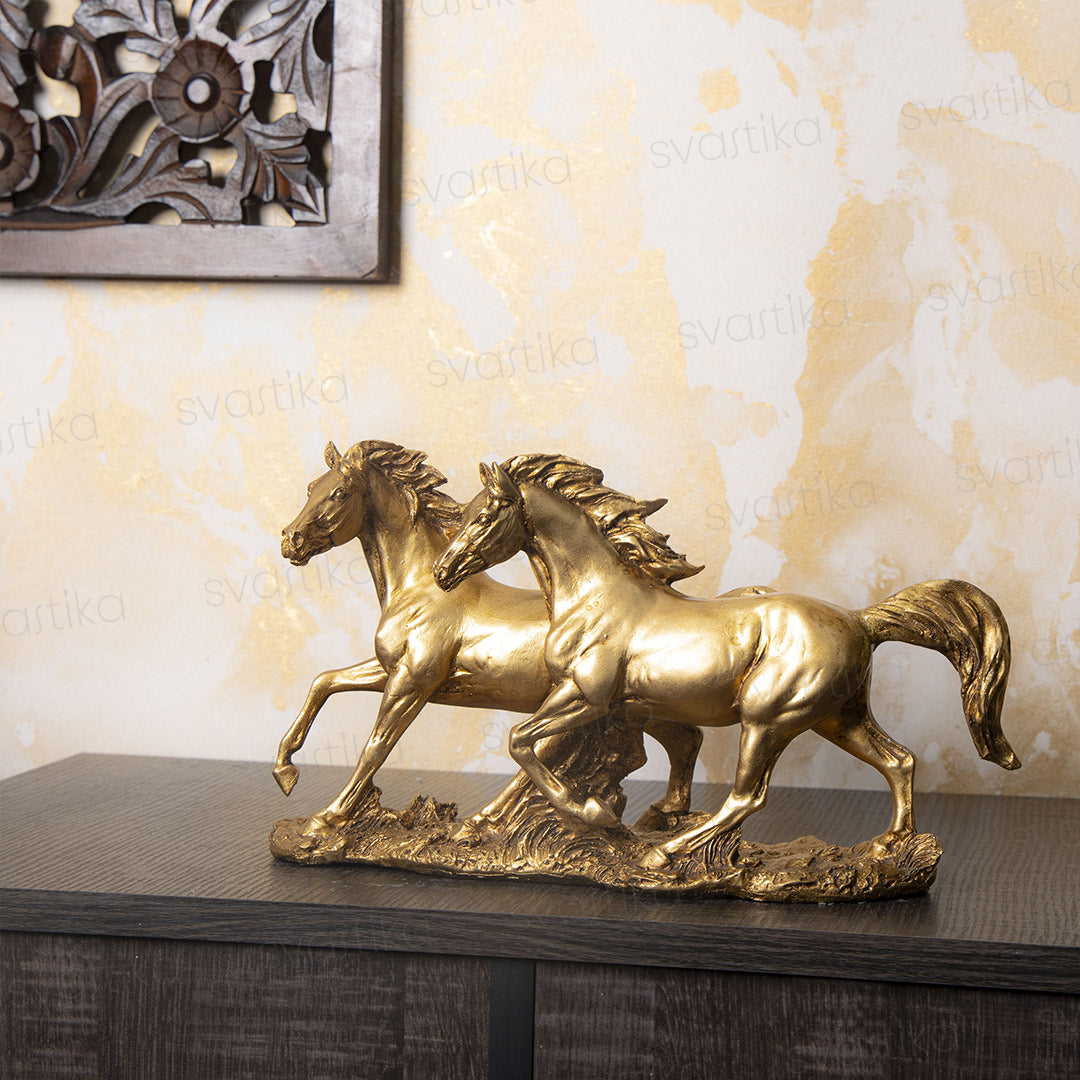 Vintage Running Horse with Antique Finish - Premium Vintage Decor for Home