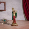 krishna standing antique idol for pooja room