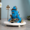 blue shiva statue