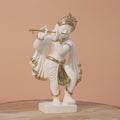 krishna with flute statue