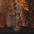 brass lakshmi idol