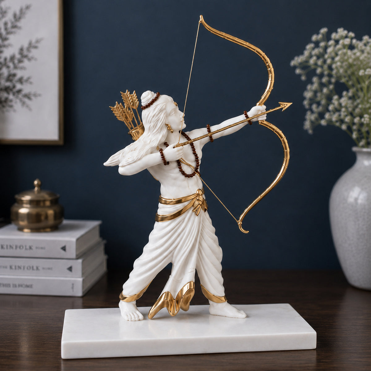 Lord Ram Dhanush Idol in Dharma - close-up view