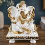 Ganesh Sofa Idol in Divine Grace - close-up view